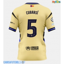 Camisa de time de futebol Barcelona Pau Cubarsi #5 Replicas 2º Equipamento 2025-26 Manga Curta